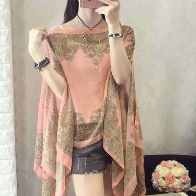 Summer Chiffon Women Cape Covers