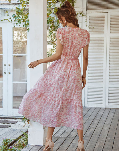Fairly Floral Print Summer Holiday Dresses