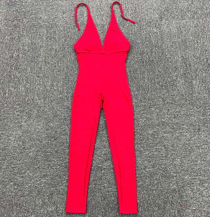 Sexy Quick Drying Breath Freely Sport Jumpsuits