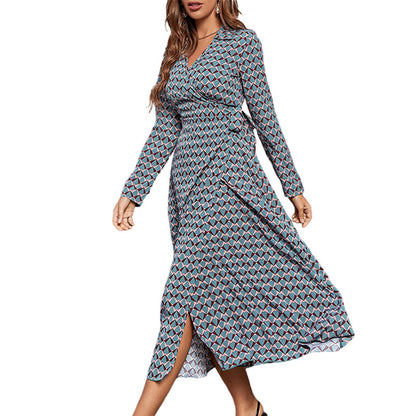 Elegant V Neck Long Romper Dresses