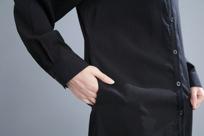 Plus Sizes Long Cozy Shirt Dresses for Women