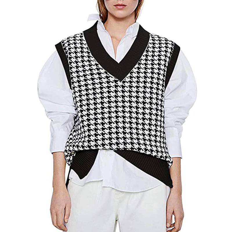 Fashion Sleeveless Women Knitting Vest