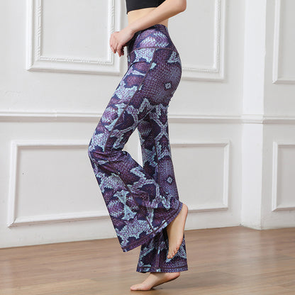 Casual High Waist Trumpet Yoga Pants for Women