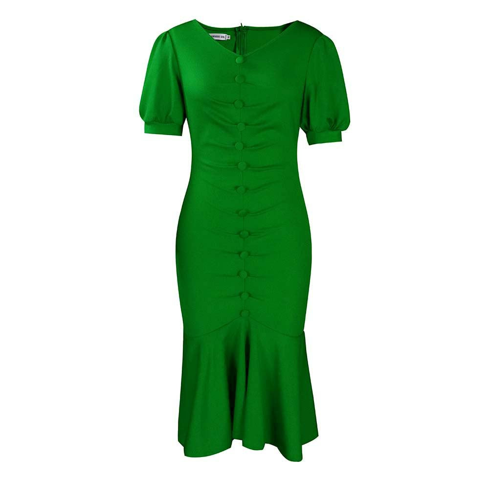 Elegant Office Lady Plus Size Dresses