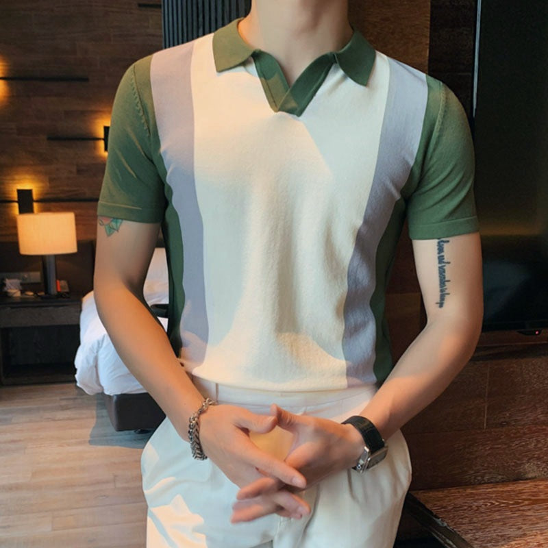 Summer Business Men Polo T Shirts