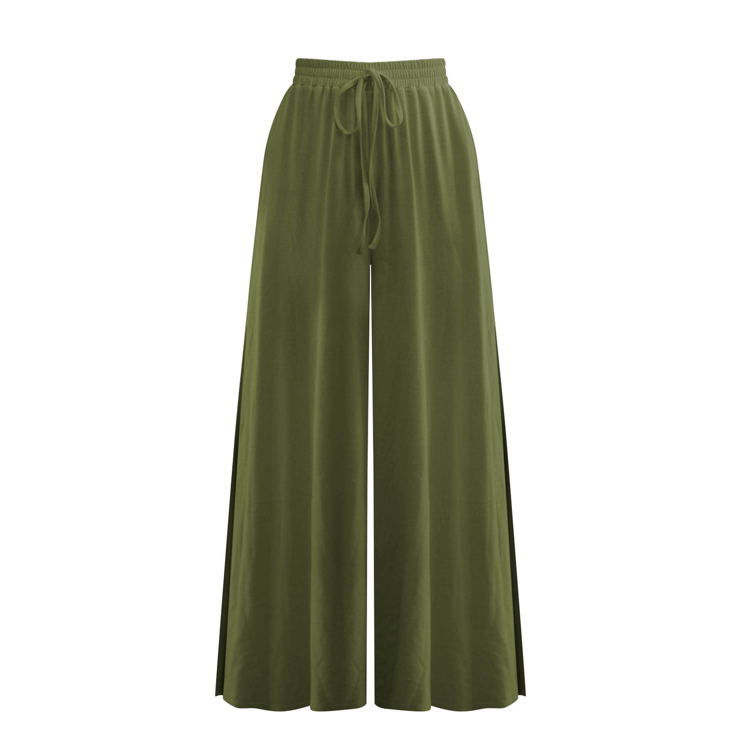 Casual Side Split Women Summer Pants