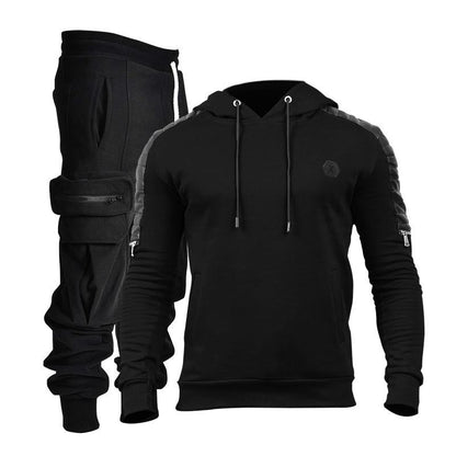 Winter Warm Fashion Leisure Long Sleeves Suits for Men-STYLEGOING