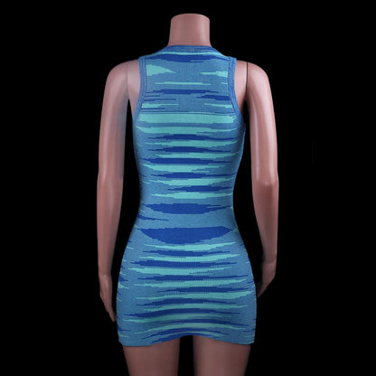 Sexy Sleeves Colorful Kntting Mini Dresses--Free Shipping at meselling99