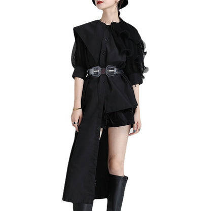 3D Designed Asymmetrical Summer Shirts Dresses