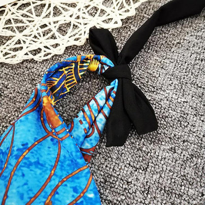 Vintage Floral Print Sexy Bikini Swimwear-STYLEGOING