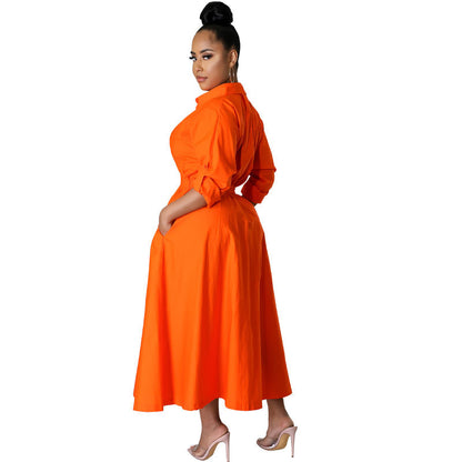 Casual Plus Sizes Shirts Dresses