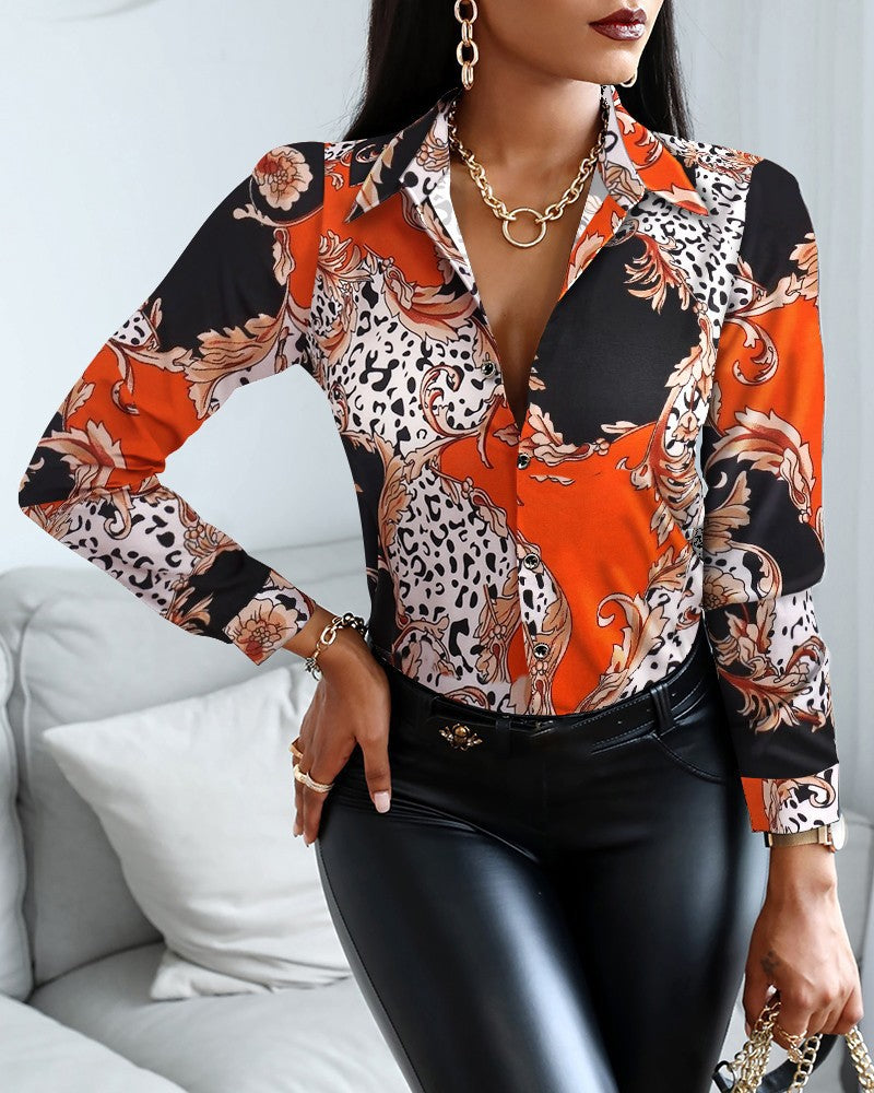 Vintage Fall Long Sleeves Shirts for Women