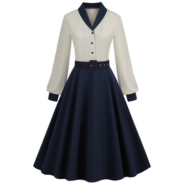 Vintage Long Sleeves Fall Dresses
