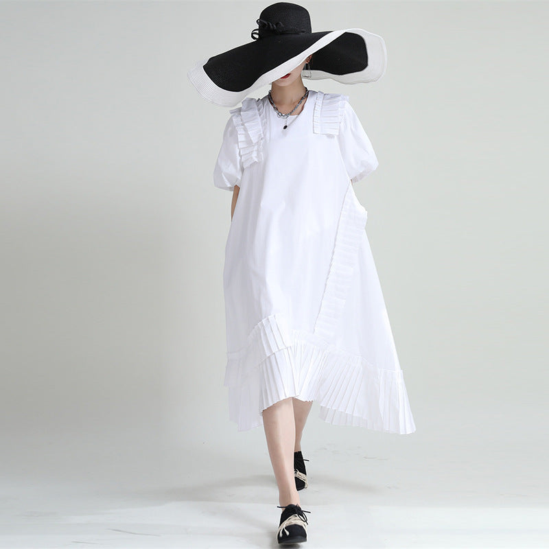 Elegant Irregular Girls Summer Long Dresses