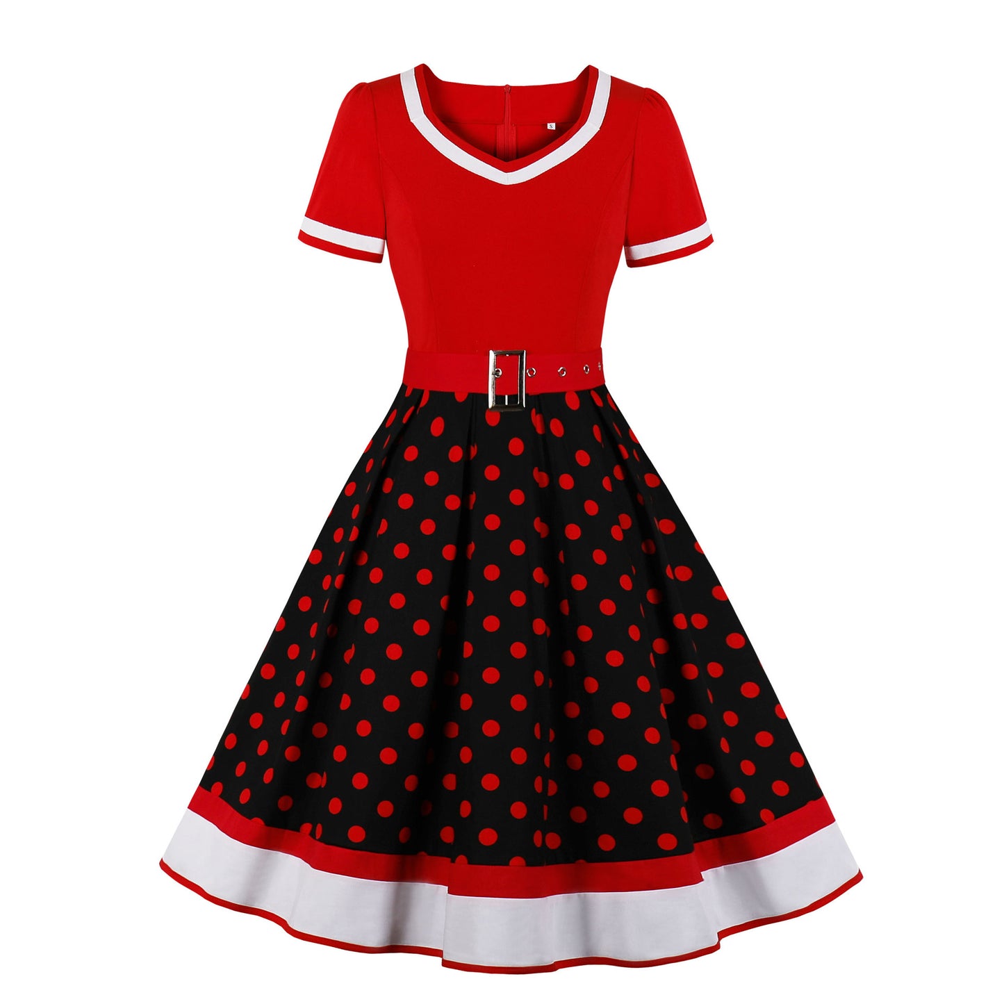 Retro Floral Print Ball Dresses