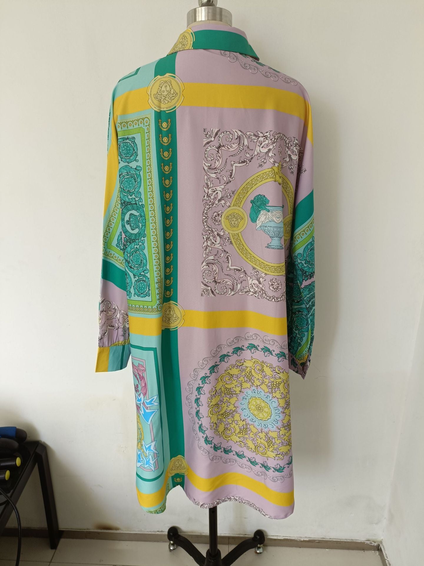 Casual Printed Long Women Loose Shirts