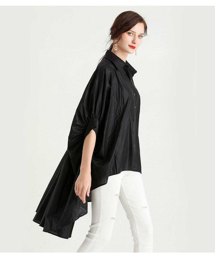 Casual Asymmetrical Plus Sizes Women Shirts Blouses