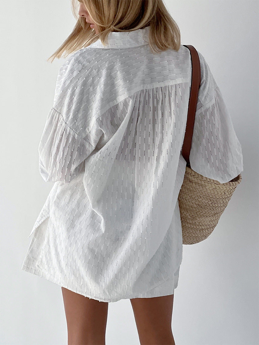 Casual Designed Shirts & Shorts Summer Outfits