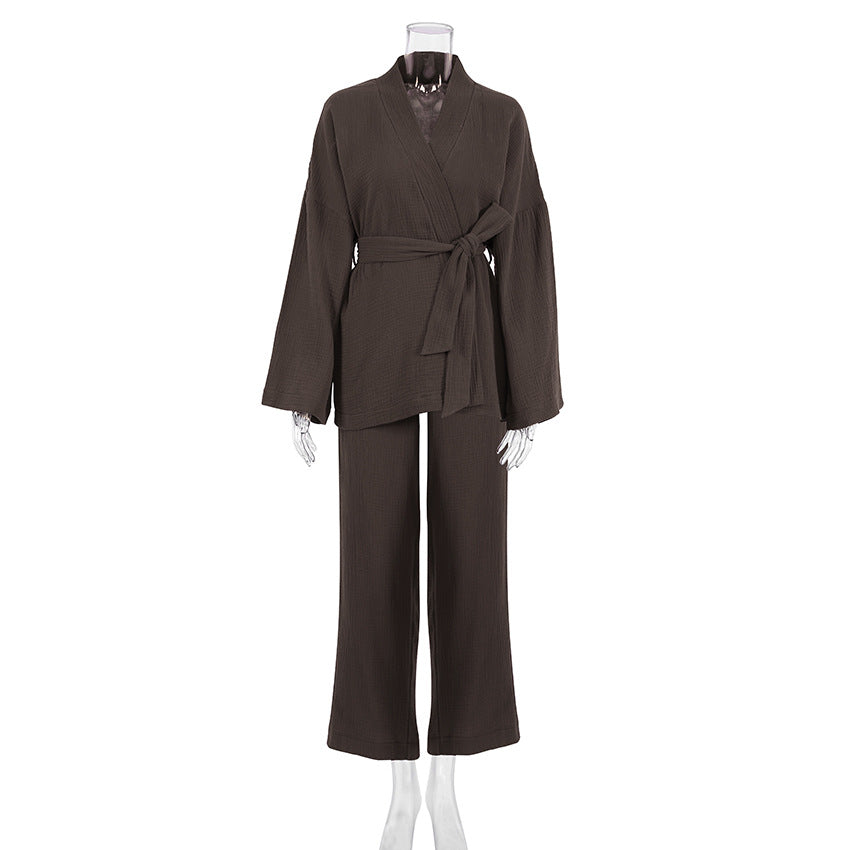 Women Casual Long Sleeves Home Wear Suits