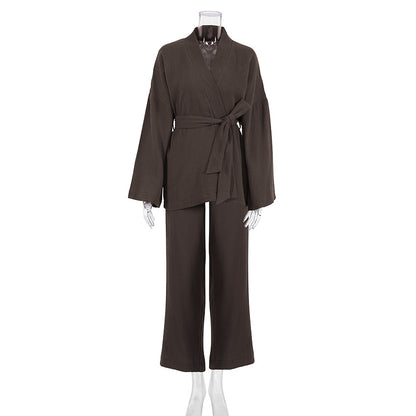 Women Casual Long Sleeves Home Wear Suits