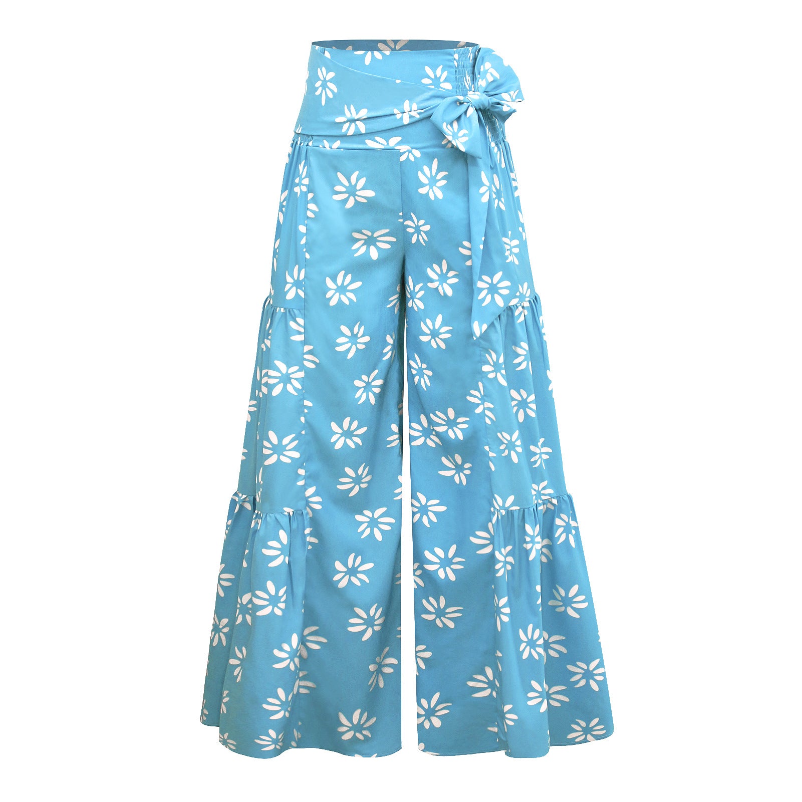 Casual Dyed Trumpet Pants for Women