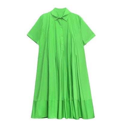 Classy Summer Short Sleeves Loose Dresses-STYLEGOING
