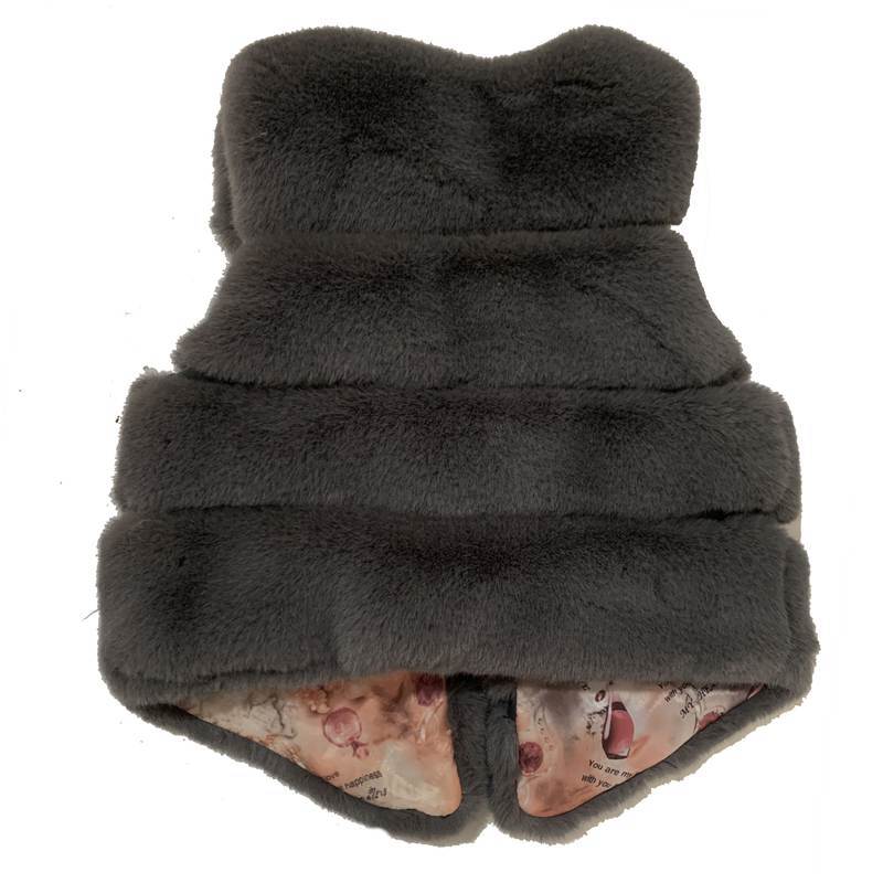 Lovely Winter Artificial Fur Sleeveless Vest for Kids