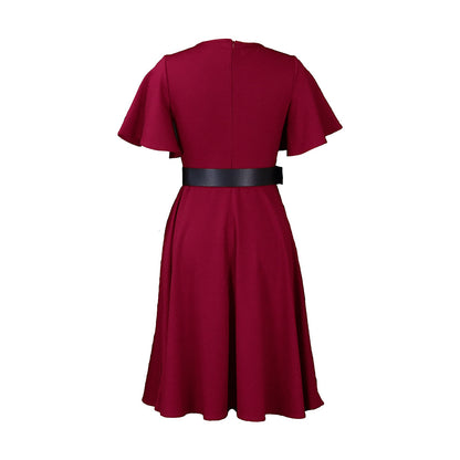 Women Plus Sizes Dresses with Belt