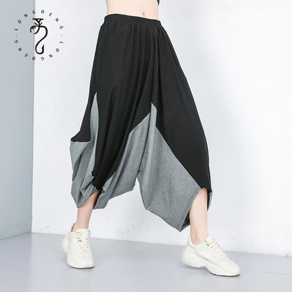 Summer Elastic Waist Plus Sizes Harem Pants for Women