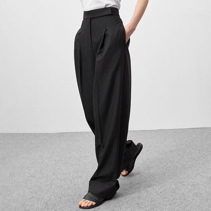 Elegant High Waist Women Wide Leg Pants