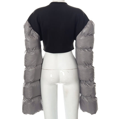 Designed Winter Cotton Short Overcoats Jacket for Women