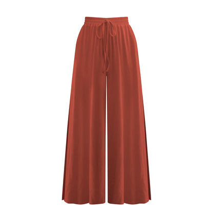 Casual Side Split Women Summer Pants