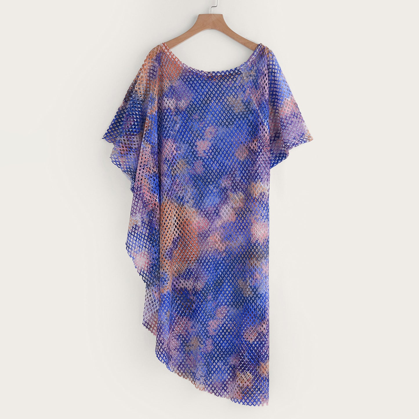 Irregular Off The Shoulder See Through Summer Beach Cover Ups