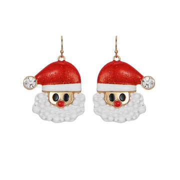 Santa Claus Women Drop Earring for Christmas