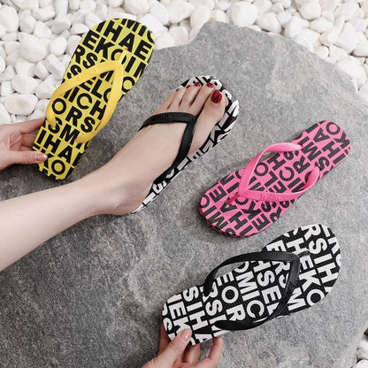 New Fashion Women Summer Flip Flops-STYLEGOING