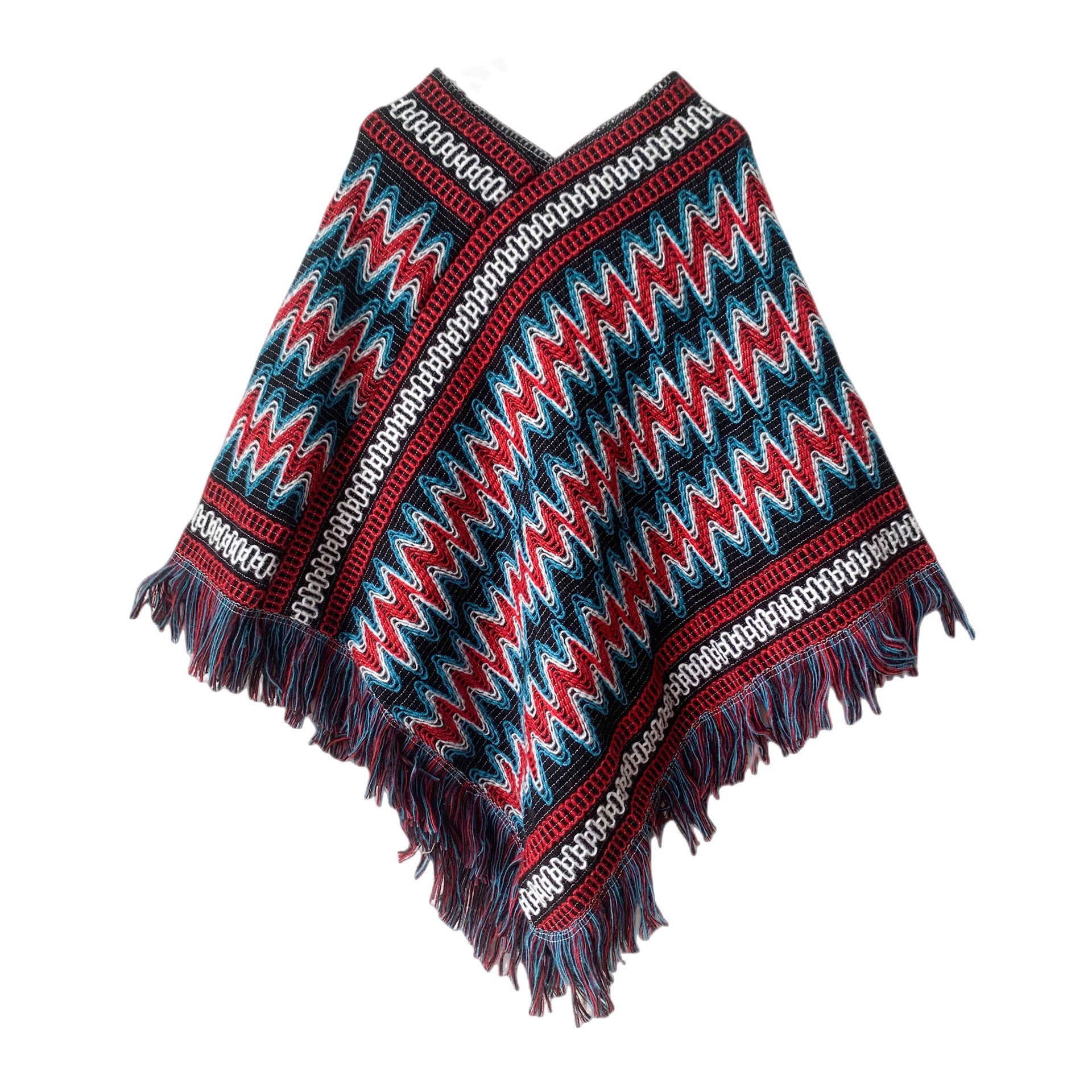 Winter Boho Shawl Capes for Women