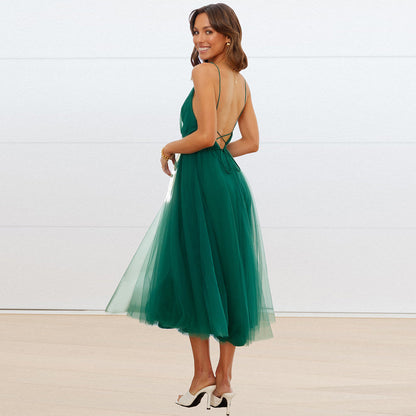 Sexy Summer Tulle Fairly Women Party Dresses