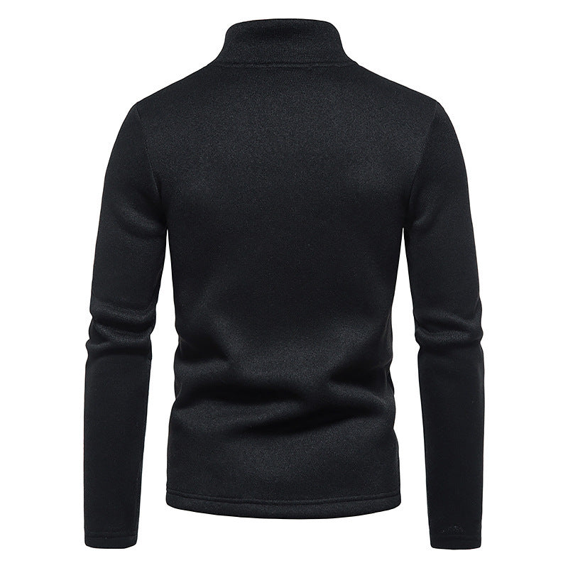 Turtleneck Zipper Men's Sweaters