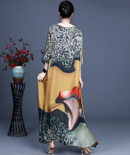 Luxrury Tencel Irregular Long Dresses