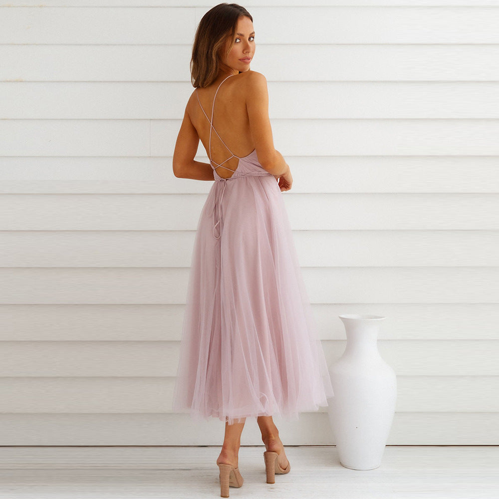 Sexy Summer Tulle Fairly Women Party Dresses