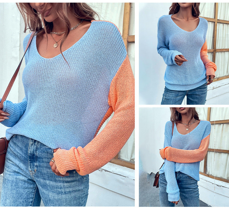 Sexy Summer Backless Design Knitting Sweaters