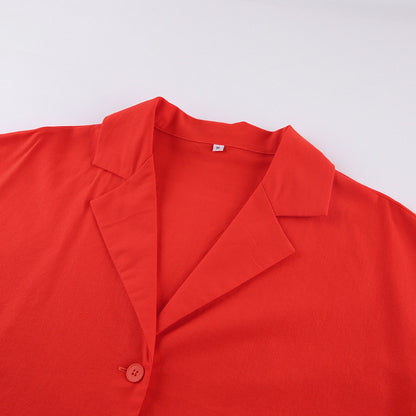 Casual Cotton Summer Women Out Suits