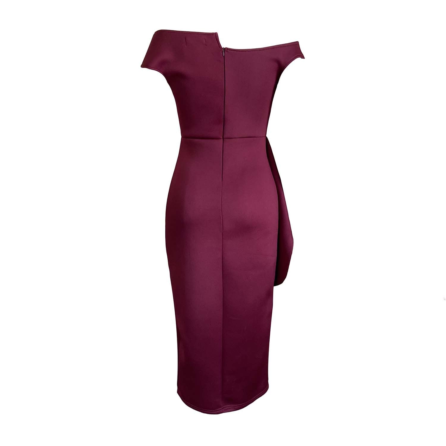 Fashion High Waist Plus Sizes Midi Party Dresses