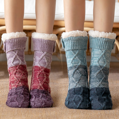 Winter Warm Velvet Sherpa Long Socks