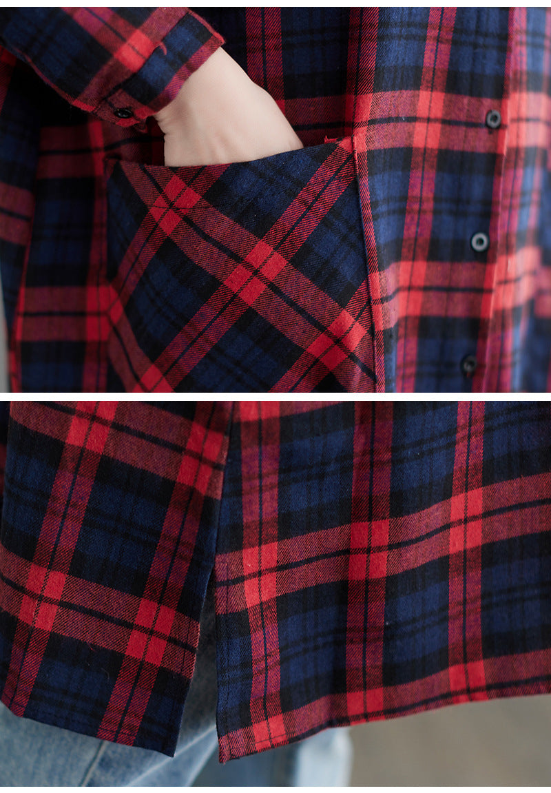 Vintage Long Sleeves Fall Shirts for Women