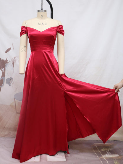 Elegant Off The Shoulder Bridesmaid Dresses