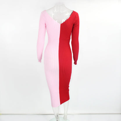 Sexy Off The Shoulder Knitting Dresses for Women
