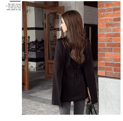 Designed Fashion Women Fall Overcoats