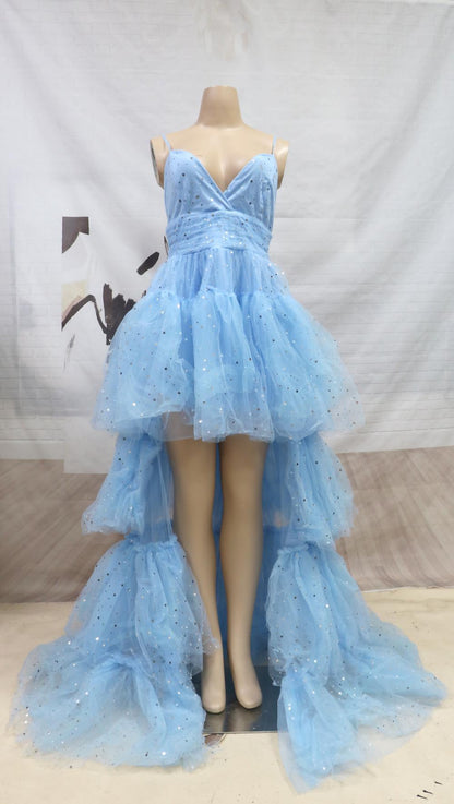 Sexy High Waist High-Low Wedding Party Dresses