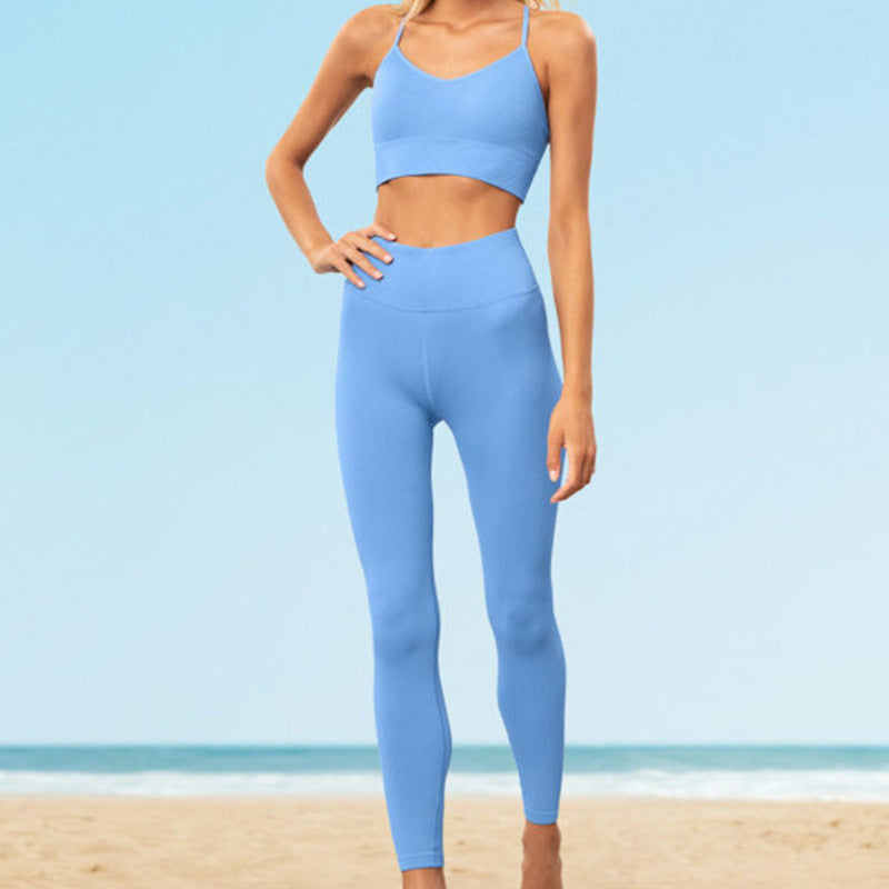 Sexy Fast Drying Dyed Yoga Sets for Women
